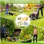 ZZXLOPEZ 45x Lames de Tondeuses Robots Carbone, Lame Robot Tondeuse, Lames de Rechange Compatibles avec les Robot Tondeuse Autom