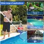 TEWWCEO Épuisette de Surface Piscine,Kit de Piscine Nettoyage,Filet à Mailles Fines Épuisette Piscine,Filet de Piscine avec Manc