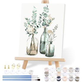 MINISOISO Peinture par Numéros Fleur Adulte