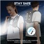 Gilet de course avec poche d'hydratation de 1,5 L pour homme et femme, gilet d'hydratation réglable et respirant avec bandes réf