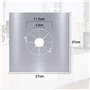 EMAGEREN 8Pcs Plaque de Cuisson à Gaz Protection en Téflon Argent Plaque Cuisson Gaz Protection Gaziniere Gaz Protection Cuisini