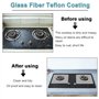 EMAGEREN 8Pcs Plaque de Cuisson à Gaz Protection en Téflon Argent Plaque Cuisson Gaz Protection Gaziniere Gaz Protection Cuisini