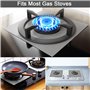 EMAGEREN 8Pcs Plaque de Cuisson à Gaz Protection en Téflon Argent Plaque Cuisson Gaz Protection Gaziniere Gaz Protection Cuisini