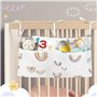 NEUSID Lot de 2 organiseurs de lit 2 en 1 pour lit de bébé - Sac de rangement suspendu - Sac de rangement à suspendre - Sac de r