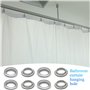 100 Pièces Oeillets Pour Baches, 12 mm Metal Oeillet Pour Bache pour Toile Bâche Chaussures Vêtements Chapeau