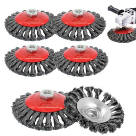 6 Pièces Brosse Métallique Meuleuse