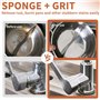 Lot de 8 éponges abrasives - Grain 36/60/80/100/120/150/180/220 - Bloc de ponçage - Blocs de ponçage réutilisables - Blocs de po