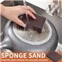 Lot de 8 éponges abrasives - Grain 36/60/80/100/120/150/180/220 - Bloc de ponçage - Blocs de ponçage réutilisables - Blocs de po