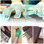 Lot de 8 éponges abrasives - Grain 36/60/80/100/120/150/180/220 - Bloc de ponçage - Blocs de ponçage réutilisables - Blocs de po