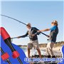RFYTDCF Lot de 12 sangles pour canne à pêche - Antidérapantes - Réglable - Bande Velcro - Pour canne à pêche - Accessoire de pêc