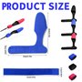 RFYTDCF Lot de 12 sangles pour canne à pêche - Antidérapantes - Réglable - Bande Velcro - Pour canne à pêche - Accessoire de pêc