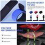 RFYTDCF Lot de 12 sangles pour canne à pêche - Antidérapantes - Réglable - Bande Velcro - Pour canne à pêche - Accessoire de pêc