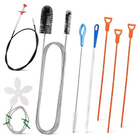 Lot de 8 outils de débouchage de canalisation
