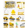 305 Pièces Flexible Circuit Voiture Electrique Petite Voiture Enfant Jouet pour Garçons 2 Circuits de Voitures Électriques avec 