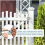 Lot de 2 Verrous de Porte à Ressort Automatique avec vis et Tournevis pour Fenêtres Portes Darmoire Portes de Balcon Portes de J