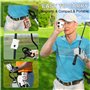 Télémètre de golf avec pente magnétique, télémètre de golf de 1 200 m, grossissement 7x, télémètre de distance de golf, verrouil