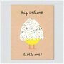 Lisa Jones Studio Cartes d'impression lithographique: Print Card (Big Welcome Little One!)