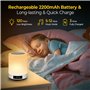 FM Radio Réveil Lumière LED M