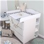 PuckDaddy Moritz | Étagère Compatible avec Les commodes IKEA Malm | 19x30x75cm | Etagère en Bois Blanc | Étagère de Commode pour