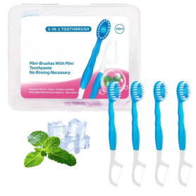 Mini brosse à dents 5 en 1