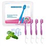 Mini brosse à dents 5 en 1