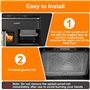 Protection anti-éclaboussures en acier inoxydable à mailles fines pour Cosori Airfryer 8,5 l/Dual Blaze TwinFry 10 l, accessoire