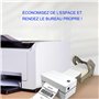 NETUM NT-LP110F Imprimante d'étiquettes, Imprimante Thermique Impression de Codes à Barres Possible Permet d'imprimer Une Lettre