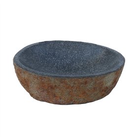 STONE art & more Saladier en pierre résistante au gel Env. 20 cm