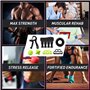 Musculation main doigts,rééducation doigts Kit de 7 Entraînement de Musculation Avant Bras, exerciseur de doigts Étireur de Doig