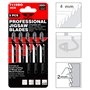 25 x TopsTools T119BO lames de scie sauteuse incurvées ou à défilement compatibles avec Bosch Dewalt Makita Milwaukee et bien d'