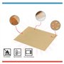 Lot de 100 feuilles de papier sulfurisé Baltt - Revêtement anti-adhésif - Papier sulfurisé - Pour la cuisson - Papier ciré pour 