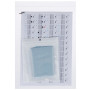 Faburo 2pcs Autocollants amovibles pour notes de piano Stickers transparents pour Clavier de piano 54,61,88 touches et 2pcs Chif
