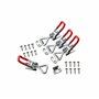 4 Pièces Loquet à Bascule Cadenas en Métal