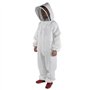 Milageto Combinaison D'Apiculture avec Chapeau Détachable, Costume de D'Apiculteur Totale pour Unisexe, Apiculteur Professionnel