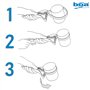 Boa 8510025 Clé alu à lanière caoutchouc ø maxi 300 mm, Argent