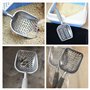 YIQI Pelle à litière pour Chat, Pelle à litière en métal Solide pour Animaux domestiques Pelle à tamiser Durable pour Animaux de