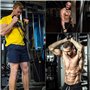 AOI Cordes de Triceps de Gymnastique de Luxe, Longueur de la Corde de 27 Pouces, Corde de Triceps résistante en polypropylène ré