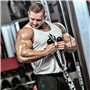 AOI Cordes de Triceps de Gymnastique de Luxe, Longueur de la Corde de 27 Pouces, Corde de Triceps résistante en polypropylène ré