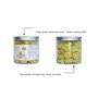 Lot de 6 bocaux de 120 ML Plastique Pet Rechargeables Cosmétique conteneurs Cases avec Capuchons en Aluminium Argenté Crème Loti