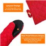 Gants de Four Double Mitaine Four,Caoutchouc Coton Gants de Barbecue Universel Gants de Cuisine Résistant à la Chaleur Long Épai