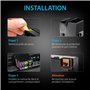 Smart Ink Cartouches d’Encre Compatibles Alternative pour HP 932xl/933xl 932 933 Pack de 3 (Black Cyan Magenta Jaune) avec Systè