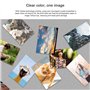 Dewanxin Lot de 50 feuilles de papier adhésif pour Xiaomi Pocket - 5 x 7,6 cm - Zink - Pour imprimante photo instantanée portabl