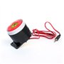 Taikuwu 12V 120dB Mini Sirène Filaire pour GSM Système de sécurité d'alarme Alarme Accessoires sirène Domicile D'alarme de Sécur