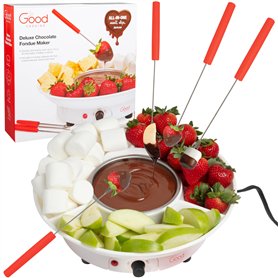 Ensemble de machine à fondue électrique Deluxe avec 4 fourchettes