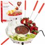 Ensemble de machine à fondue électrique Deluxe avec 4 fourchettes