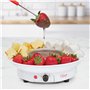 plateau de service amovible et réglage de fondue/réchauffemen
