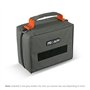 PROAIM Sacoche Cube Grise pour écrans LCD de 5 à 7 Pouces et Petits Accessoires. Intérieur rembourré et Poche intérieure zippée 