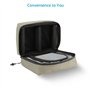 PROAIM Sacoche Cube Grise pour écrans LCD de 5 à 7 Pouces et Petits Accessoires. Intérieur rembourré et Poche intérieure zippée 