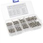 Creative-Idea 800pcs Vis Autotaraudeuses M2 en Acier Inoxydable T¨ºte Plate Assortiment