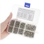 Creative-Idea 800pcs Vis Autotaraudeuses M2 en Acier Inoxydable T¨ºte Plate Assortiment